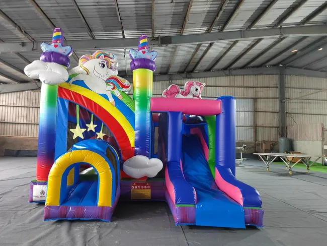 Unicorn Jumping Castle available for hire from Sydney Prime Bounce